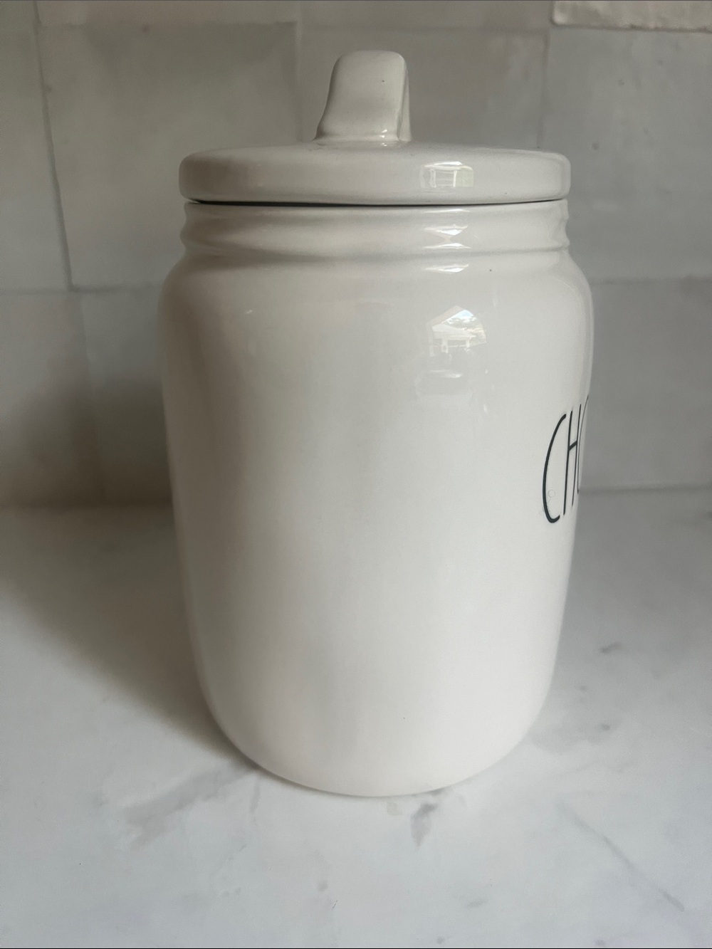 Rae Dunn Chocolate Chips Baby Canister - Picture 5 of 7